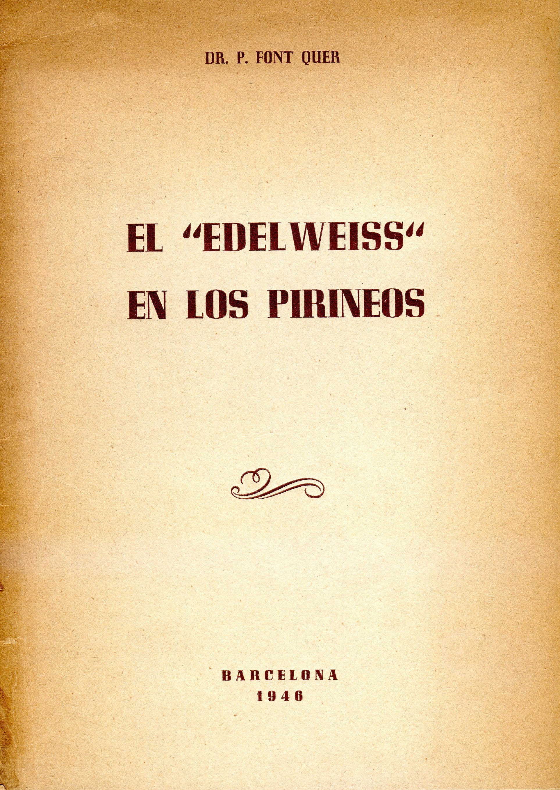 "Edelweiss" en los Pirineo, El - Portada